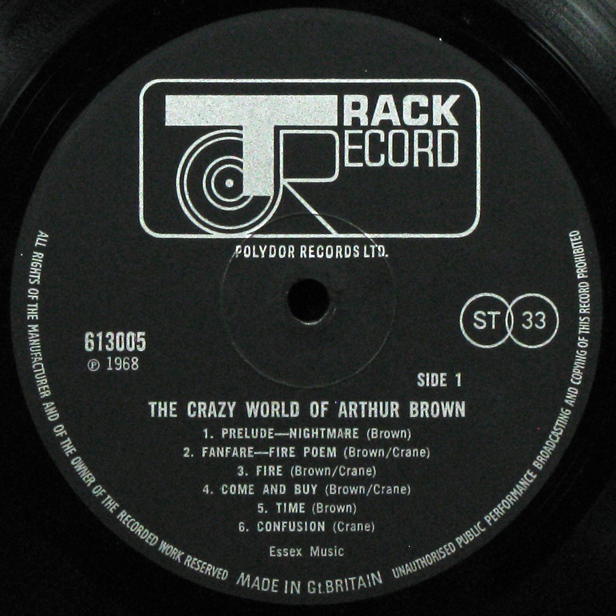 LP Crazy World Of Arthur Brown — Crazy World Of Arthur Brown фото 3