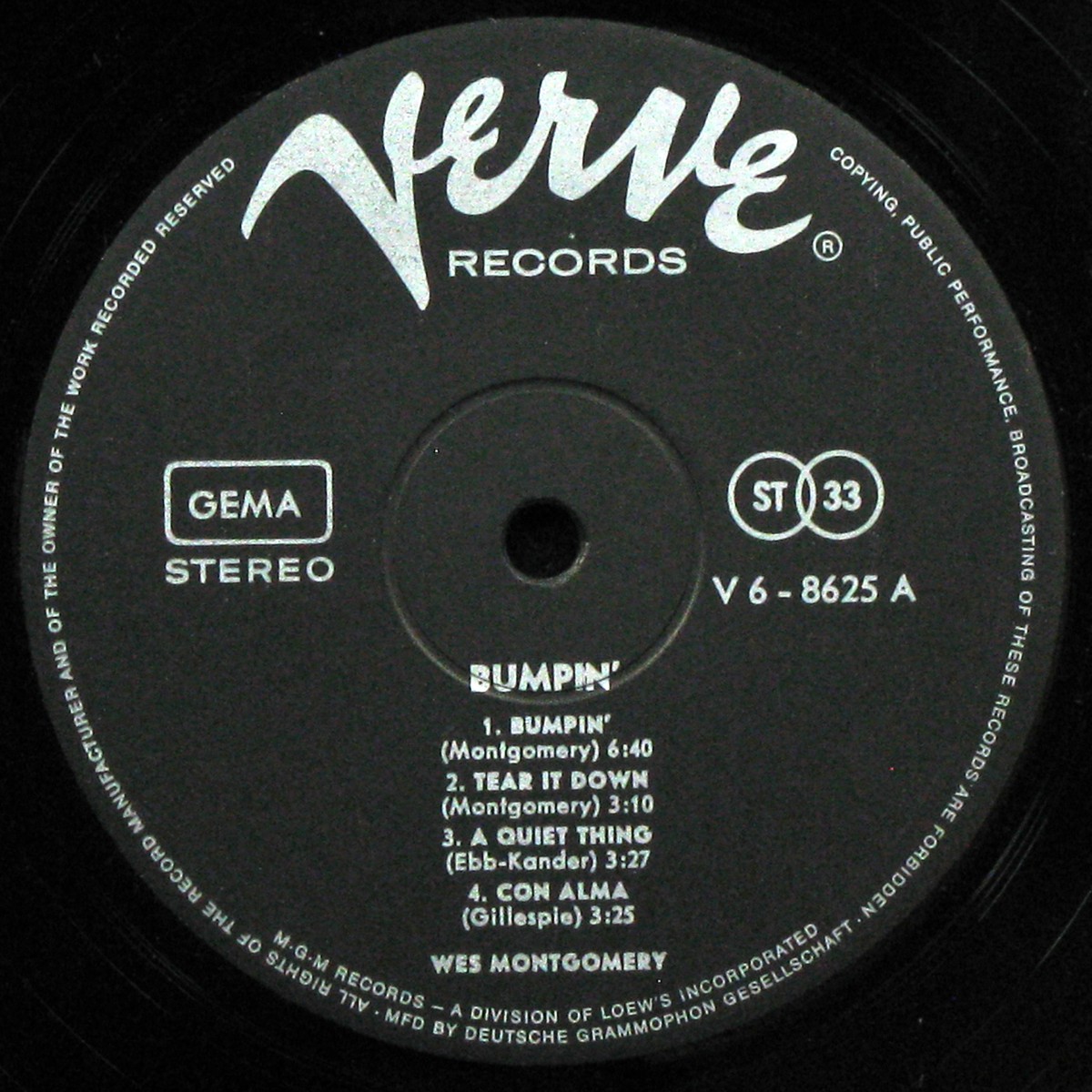 LP Wes Montgomery — Bumpin' фото 3