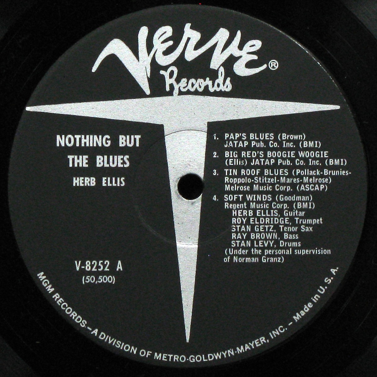 LP Herb Ellis — Nothing But The Blues (mono) фото 3