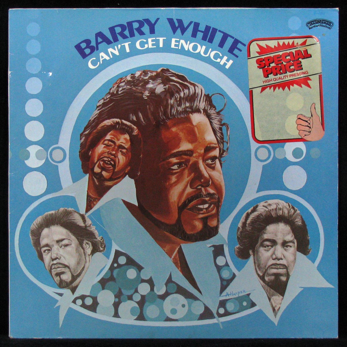 Пластинка Barry White - Can't Get Enough, 1977, EX+/EX+, арт. 331924