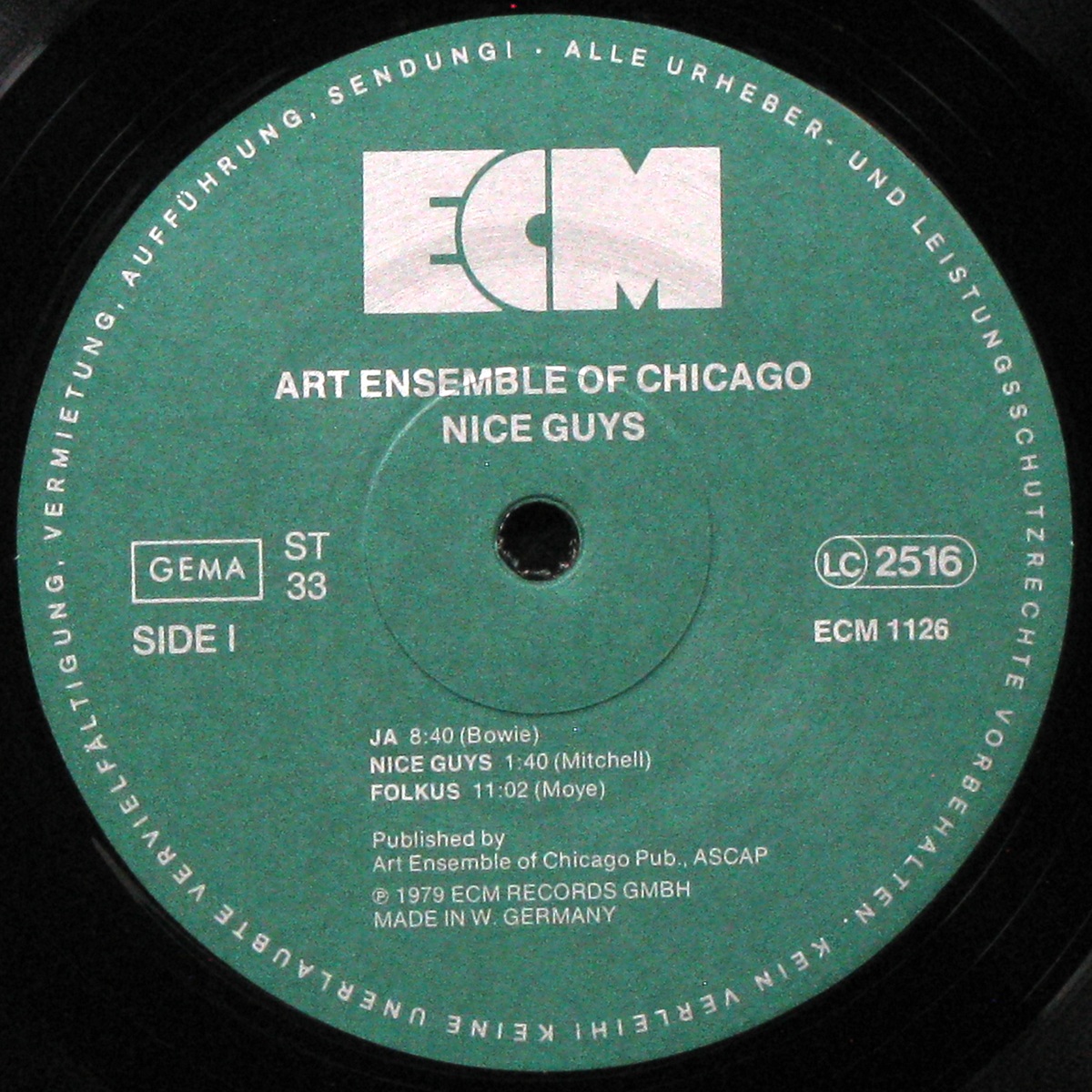 LP Art Ensemble Of Chicago — Nice Guys фото 3