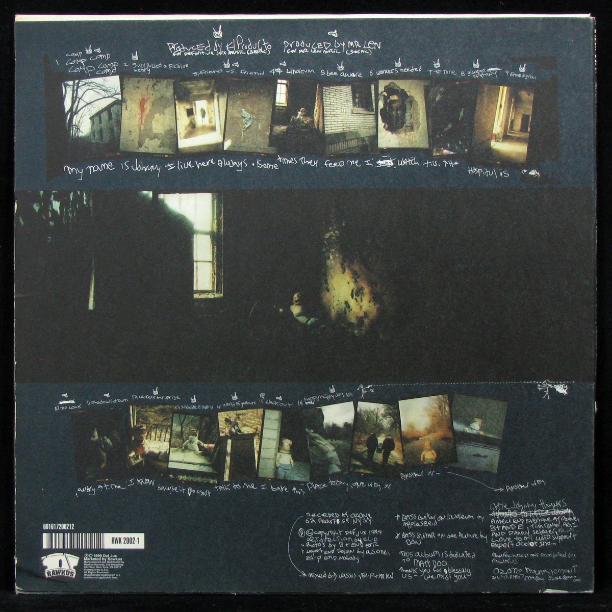 LP Company Flow — Little Johnny From The Hospitul (Breaks End Instrumentuls Vol.1) (2LP) фото 2