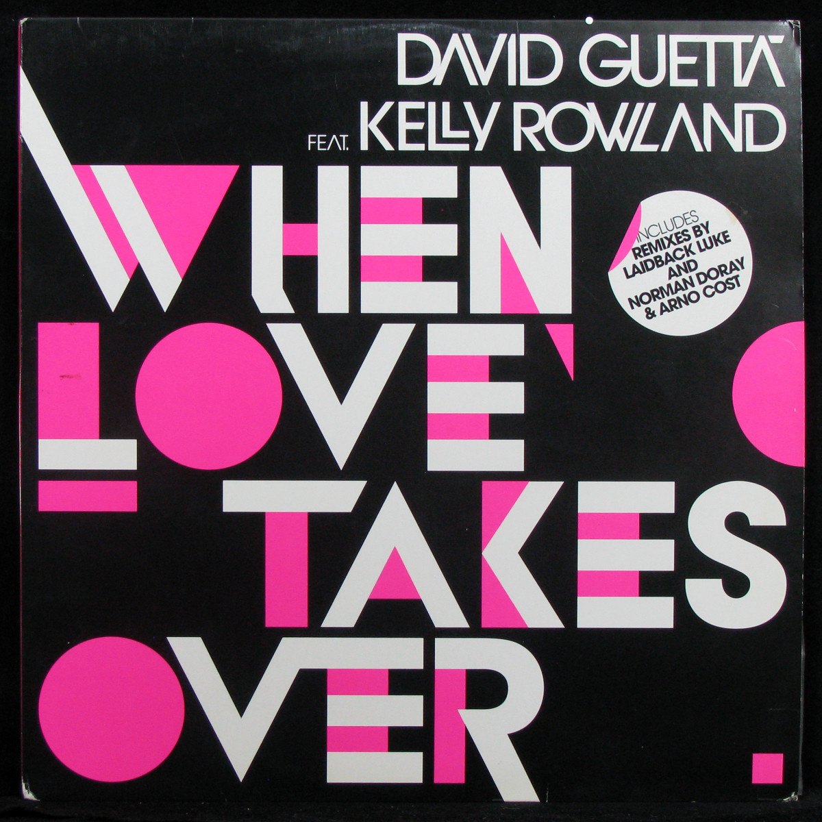 LP David Guetta / Kelly Rowland — When Love Takes Over фото