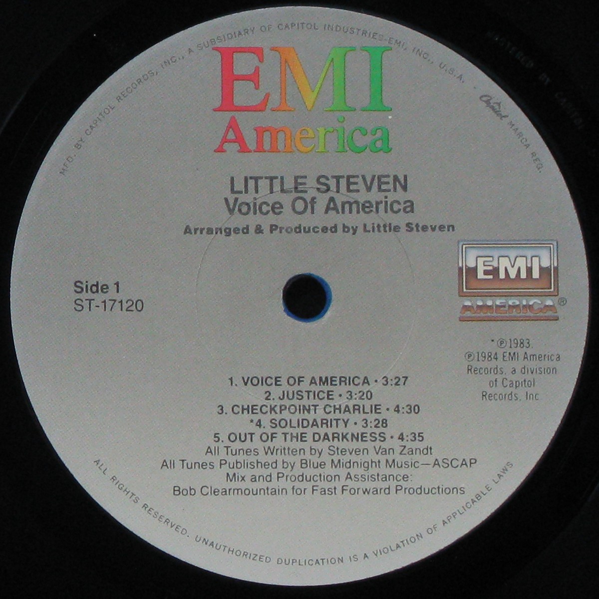 LP Little Steven — Voice Of America фото 2