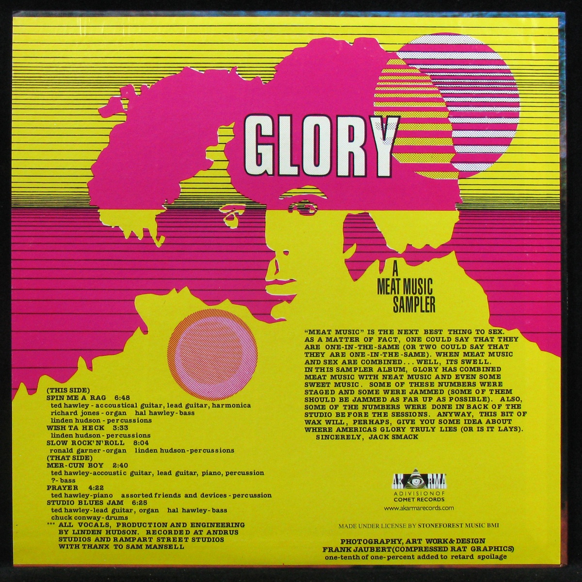 LP Glory — A Meat Music Sampler фото 2