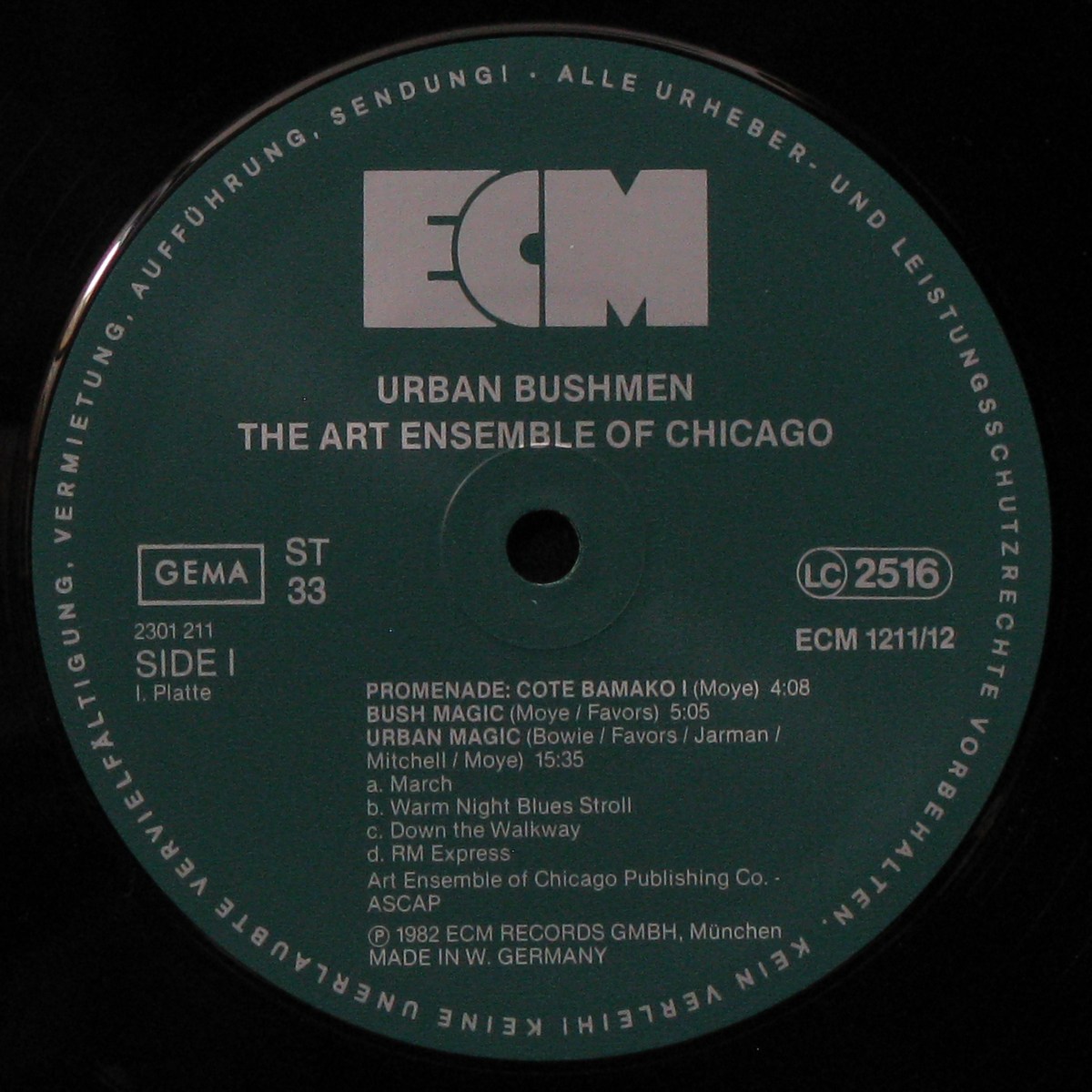 LP Art Ensemble Of Chicago — Urban Bushmen (2LP) фото 3