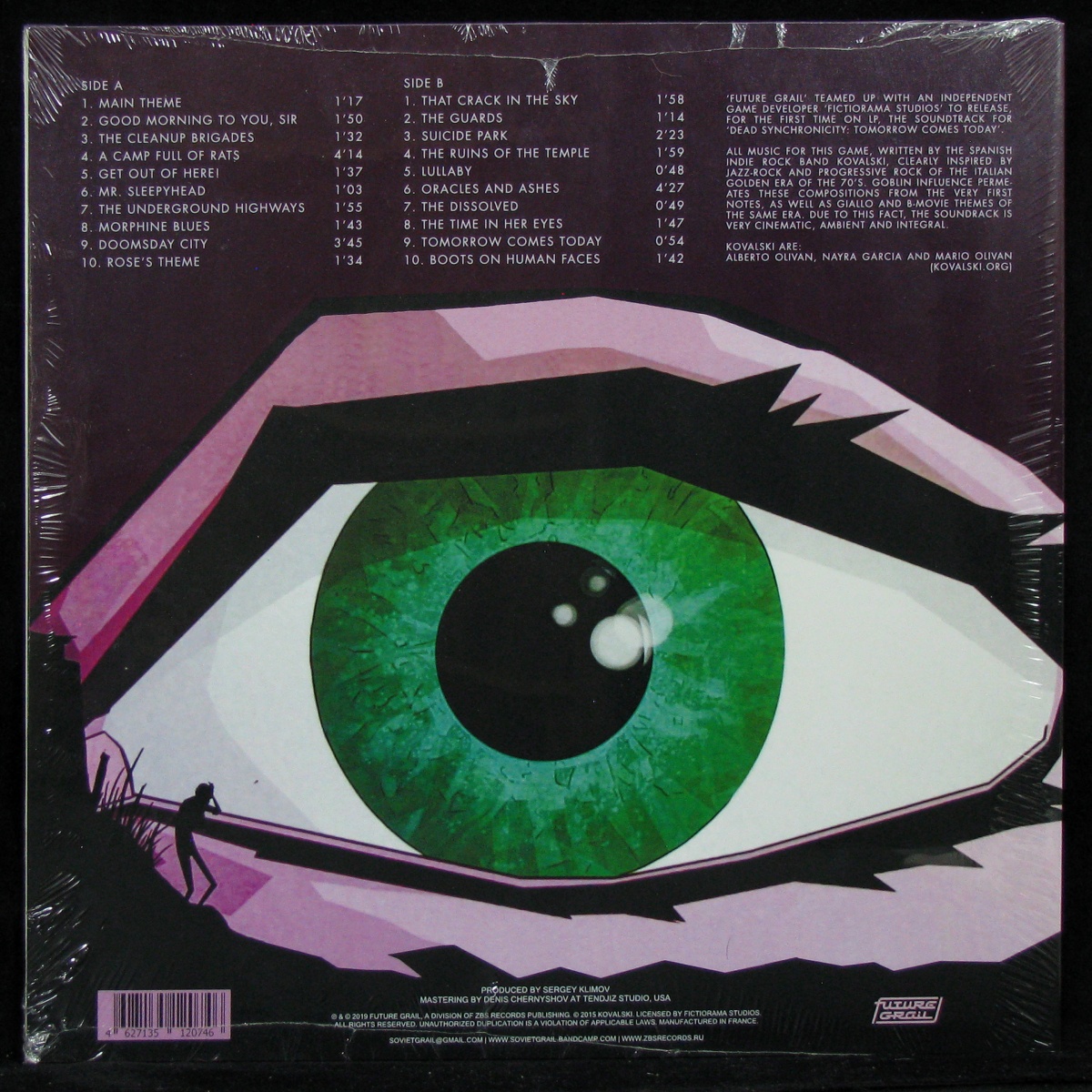 LP Kovalski — Dead Synchronicity: Tomorrow Comes Today (coloured vinyl) фото 2