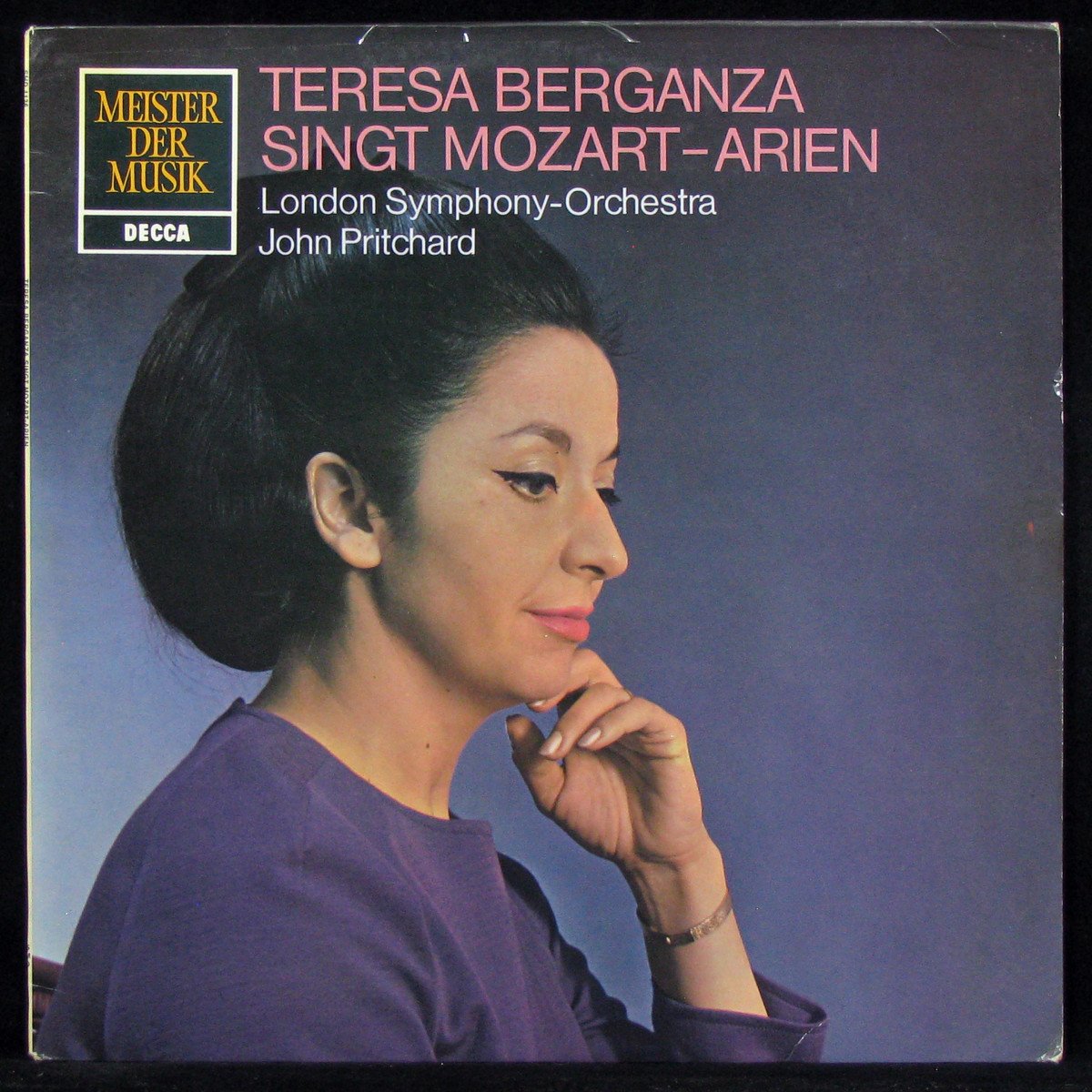 LP Teresa Berganza / John Pritchard — Sings Mozart фото