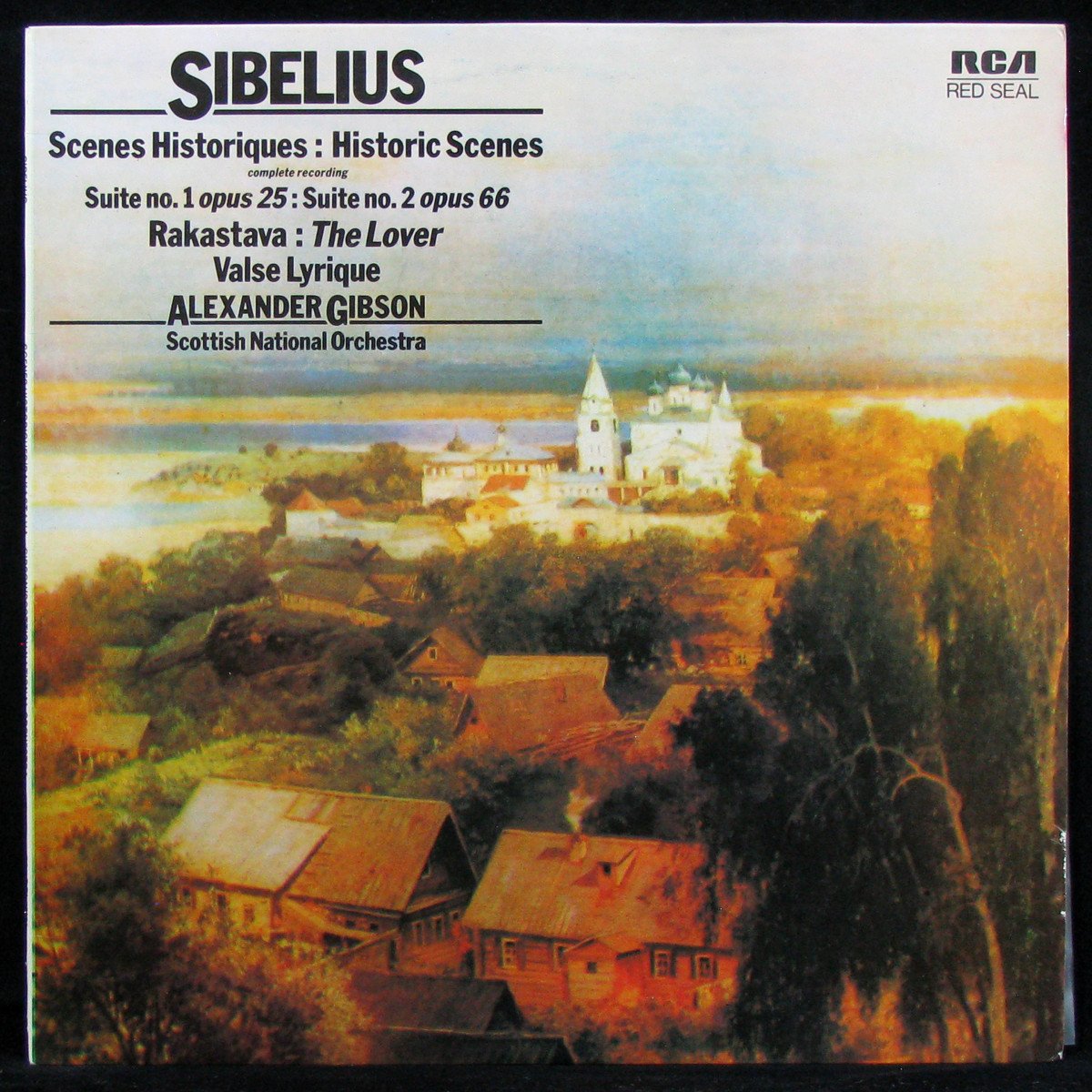 LP Alexander Gibson — Sibelius: Scenes Historiques / Rakastava фото
