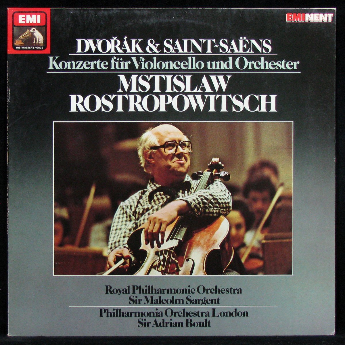 LP Mstislav Rostropovich + V/A — Dvorak: Konzerte Fur Violoncello Und Orchester фото