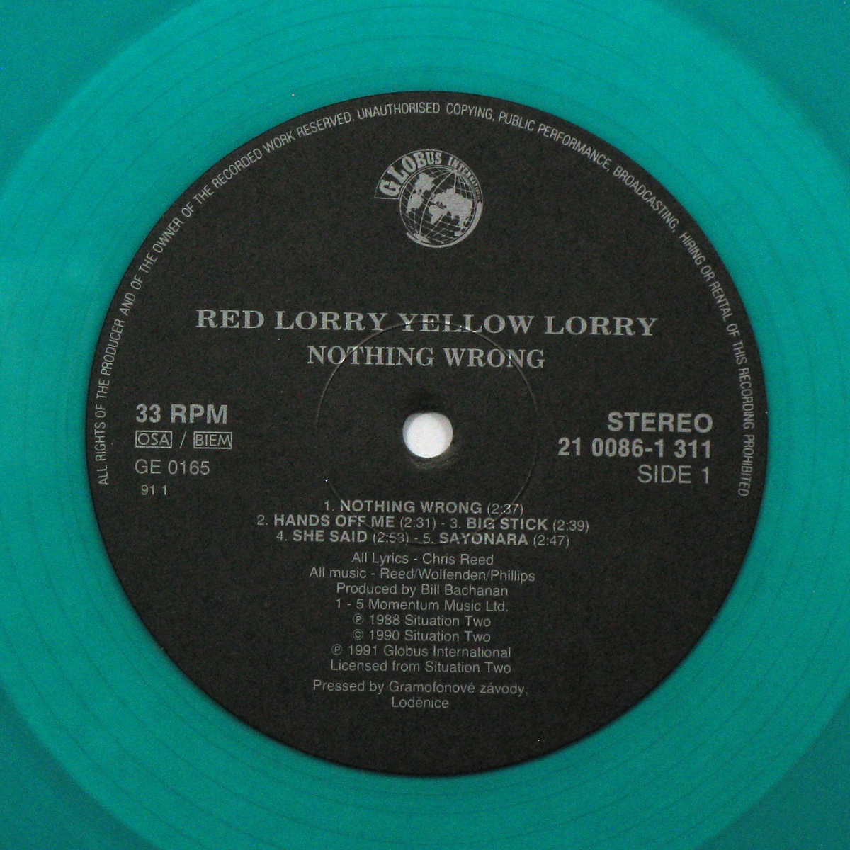 LP Red Lorry Yellow Lorry — Nothing Wrong (coloured vinyl) фото 3