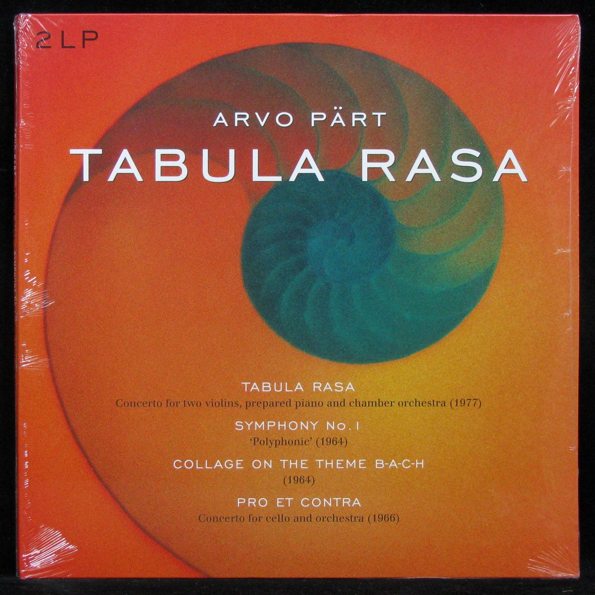 Пластинка Arvo Part - Tabula Rasa (2LP), 2012, SS/SS, арт. 332399