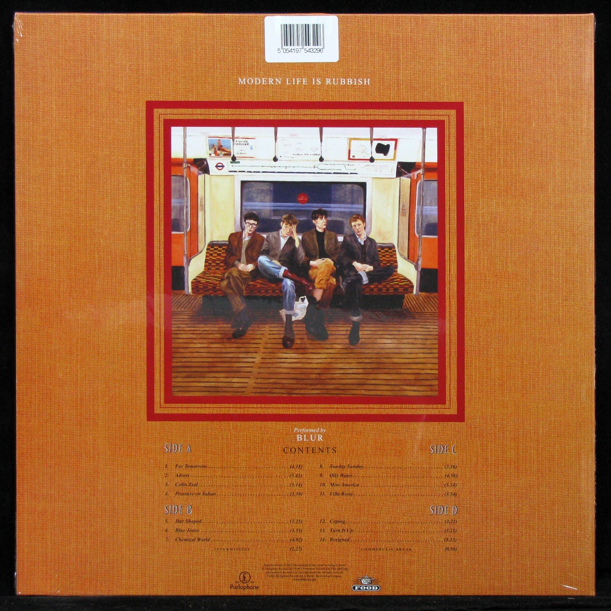 LP Blur — Modern Life Is Rubbish (2LP, coloured vinyl) фото 2