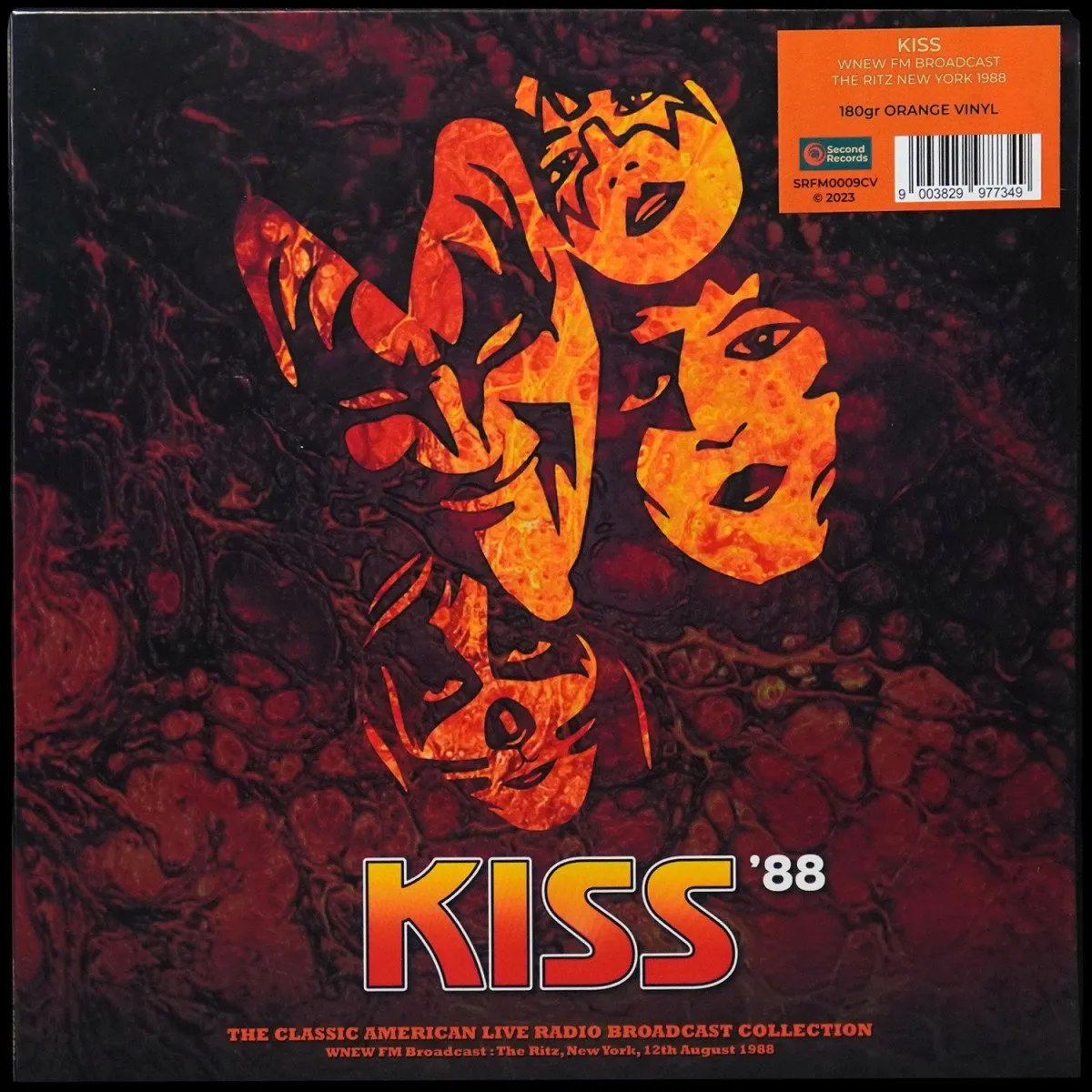 LP Kiss — Live At The Ritz, New York 1988 (цветной винил) фото