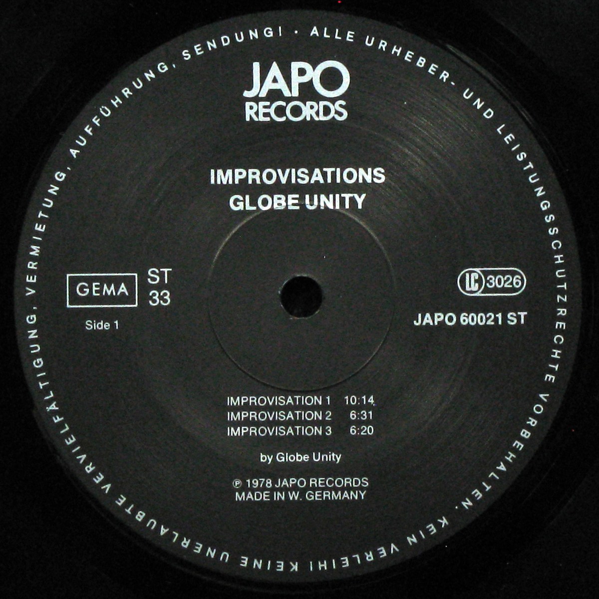 LP Globe Unity — Improvisations фото 2