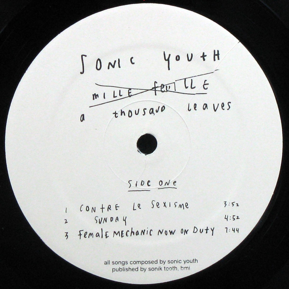 LP Sonic Youth — A Thousand Leaves (2LP) фото 3