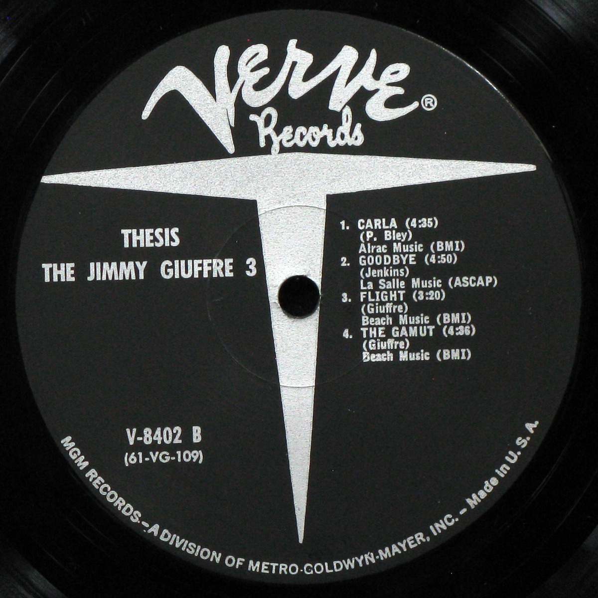 LP Jimmy Giuffre — Thesis (mono) фото 5