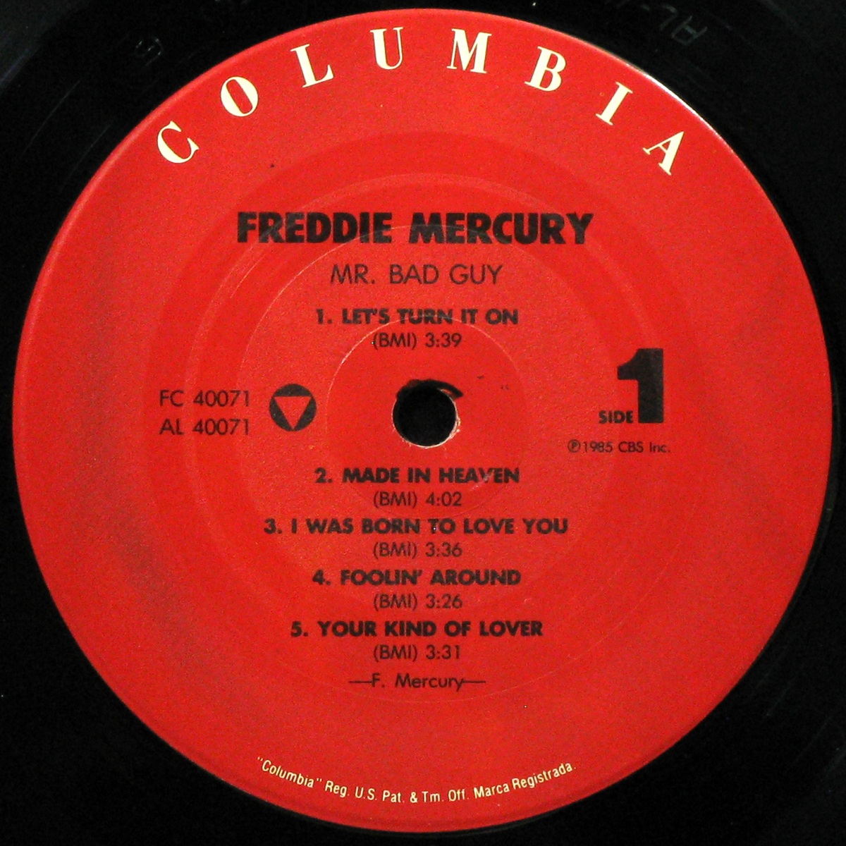 LP Freddie Mercury — Mr. Bad Guy фото 3