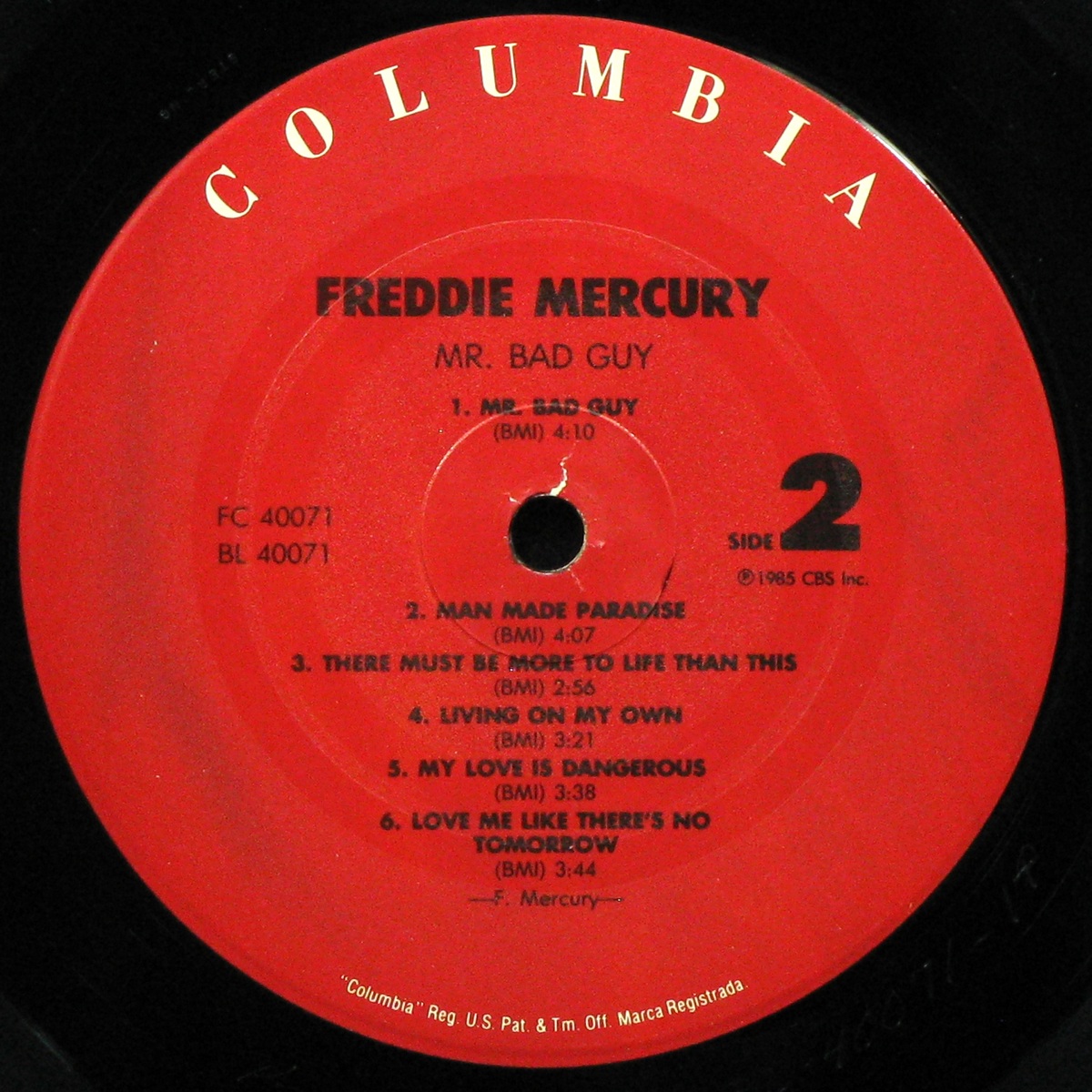 LP Freddie Mercury — Mr. Bad Guy фото 4