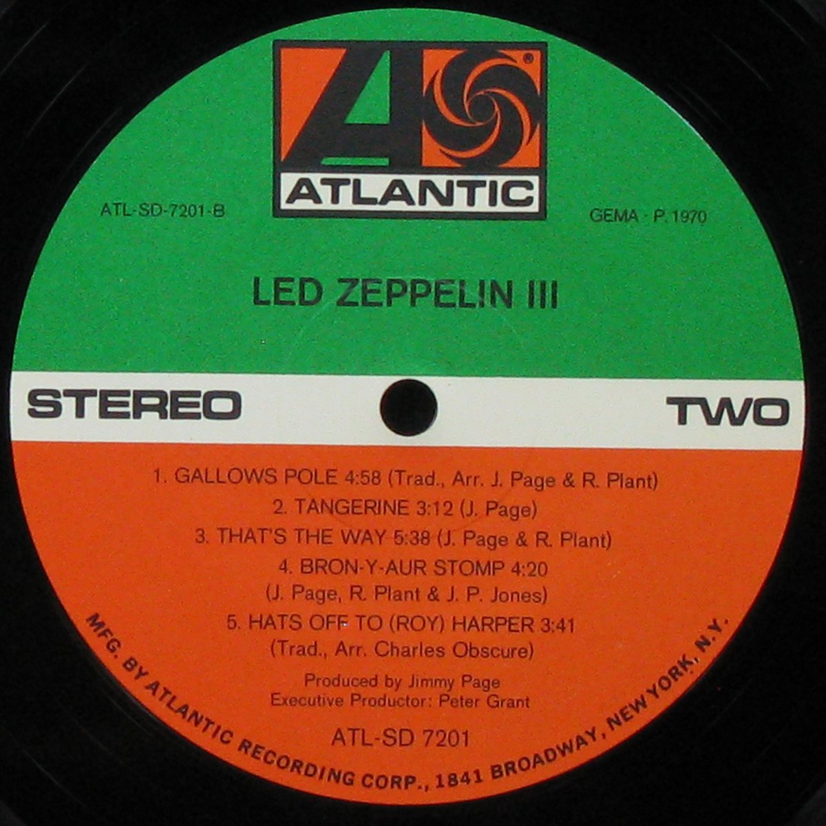LP Led Zeppelin — Led Zeppelin III фото 5