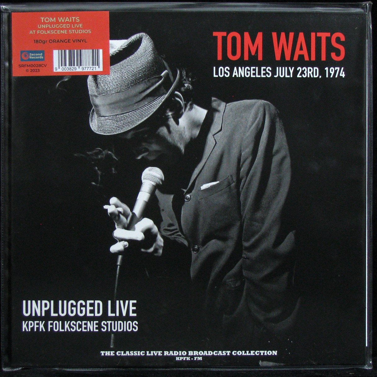 LP Tom Waits — Unplugged Live: Los Angeles July 23rd, 1974 (coloured vinyl) фото