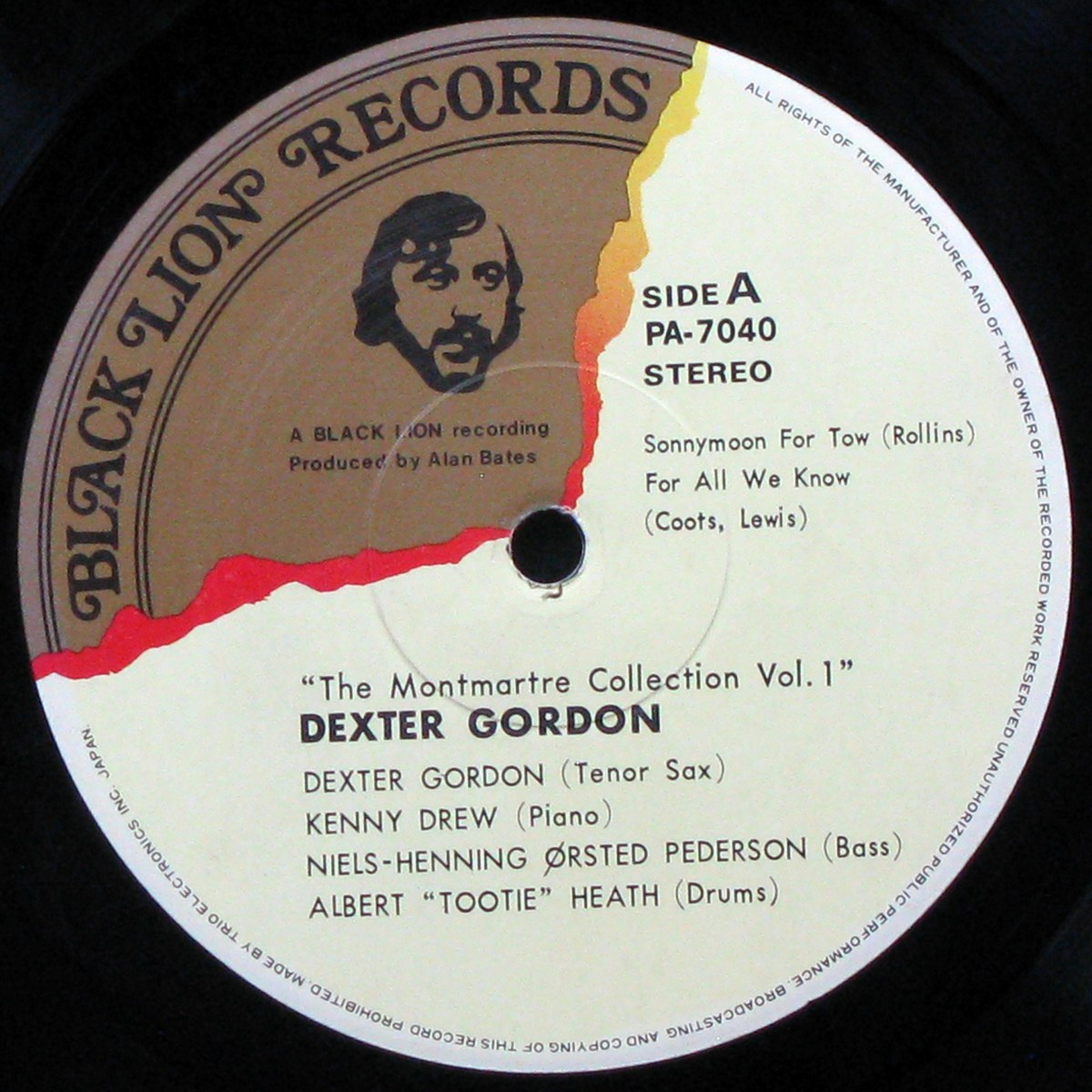 LP Dexter Gordon — Montmartre Collection Vol. 1 фото 3