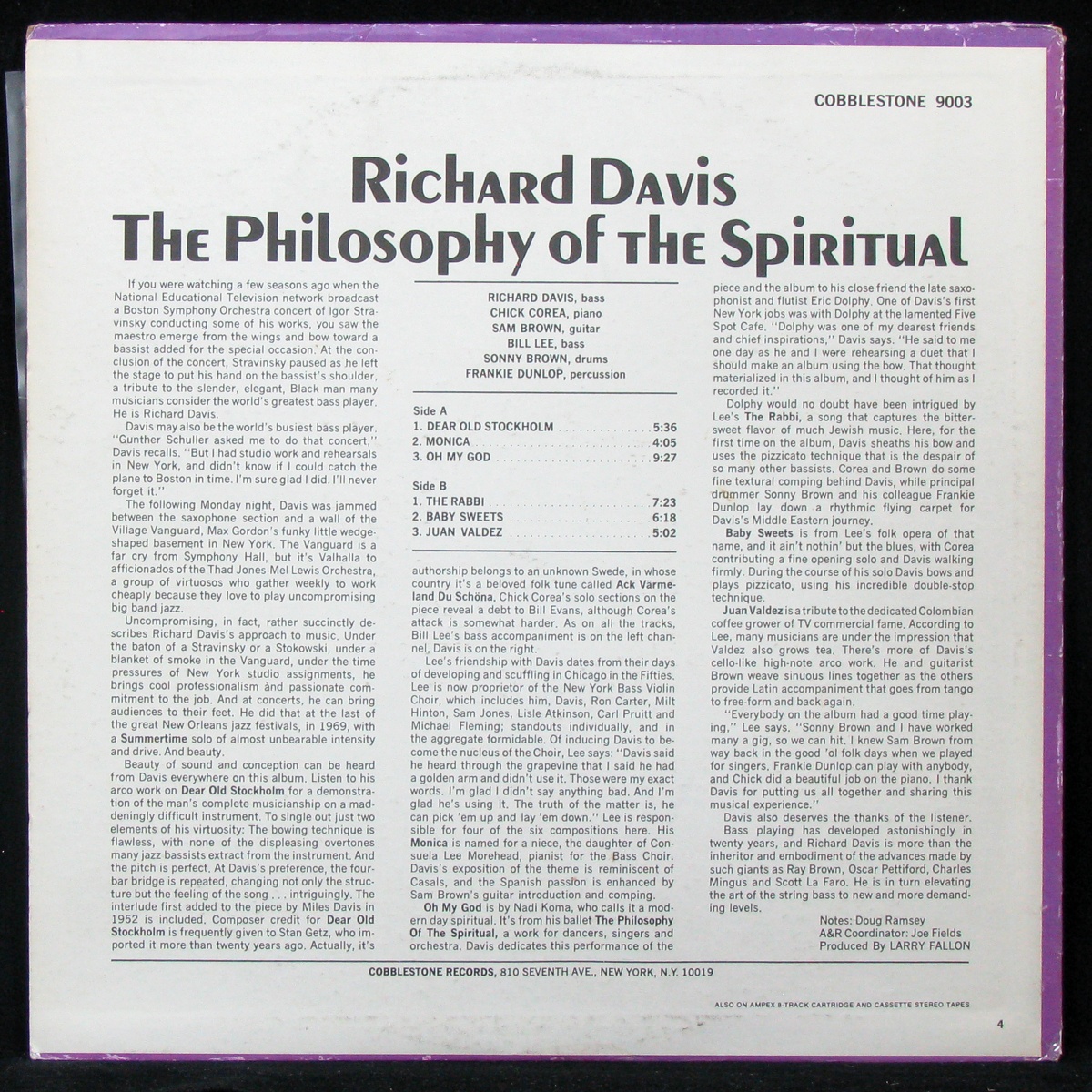 LP Richard Davis — Philosophy Of The Spiritual фото 2