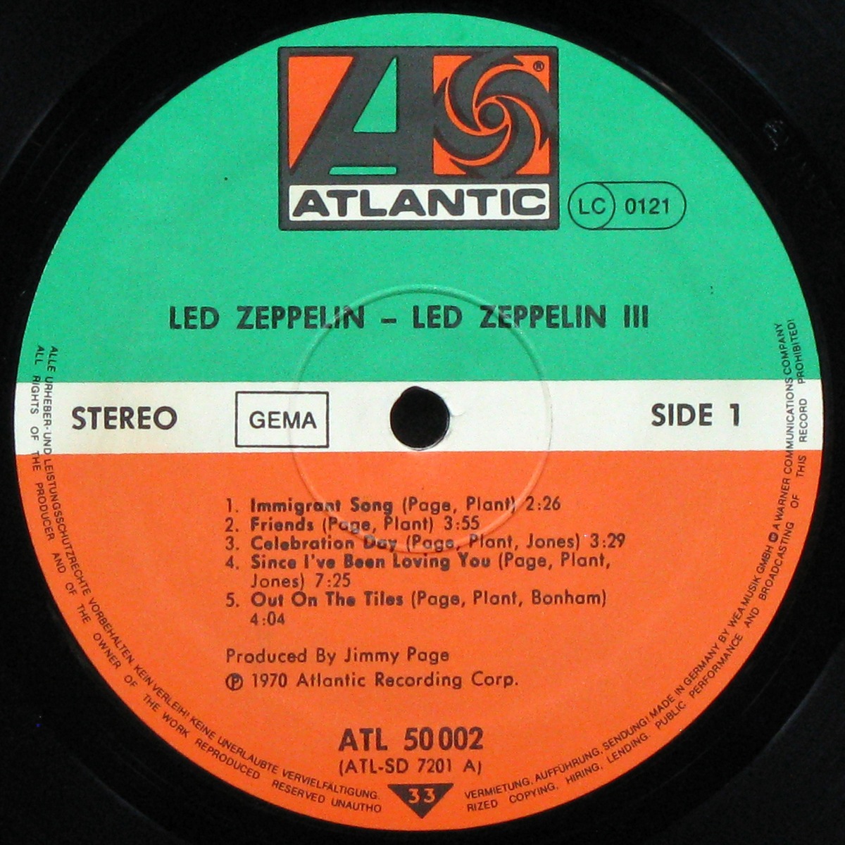 LP Led Zeppelin — Led Zeppelin III фото 3