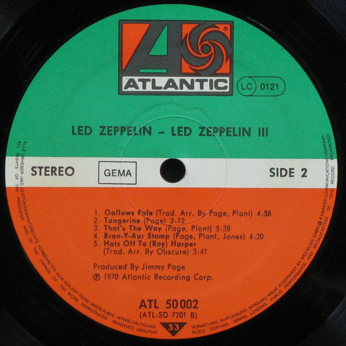 LP Led Zeppelin — Led Zeppelin III фото 4