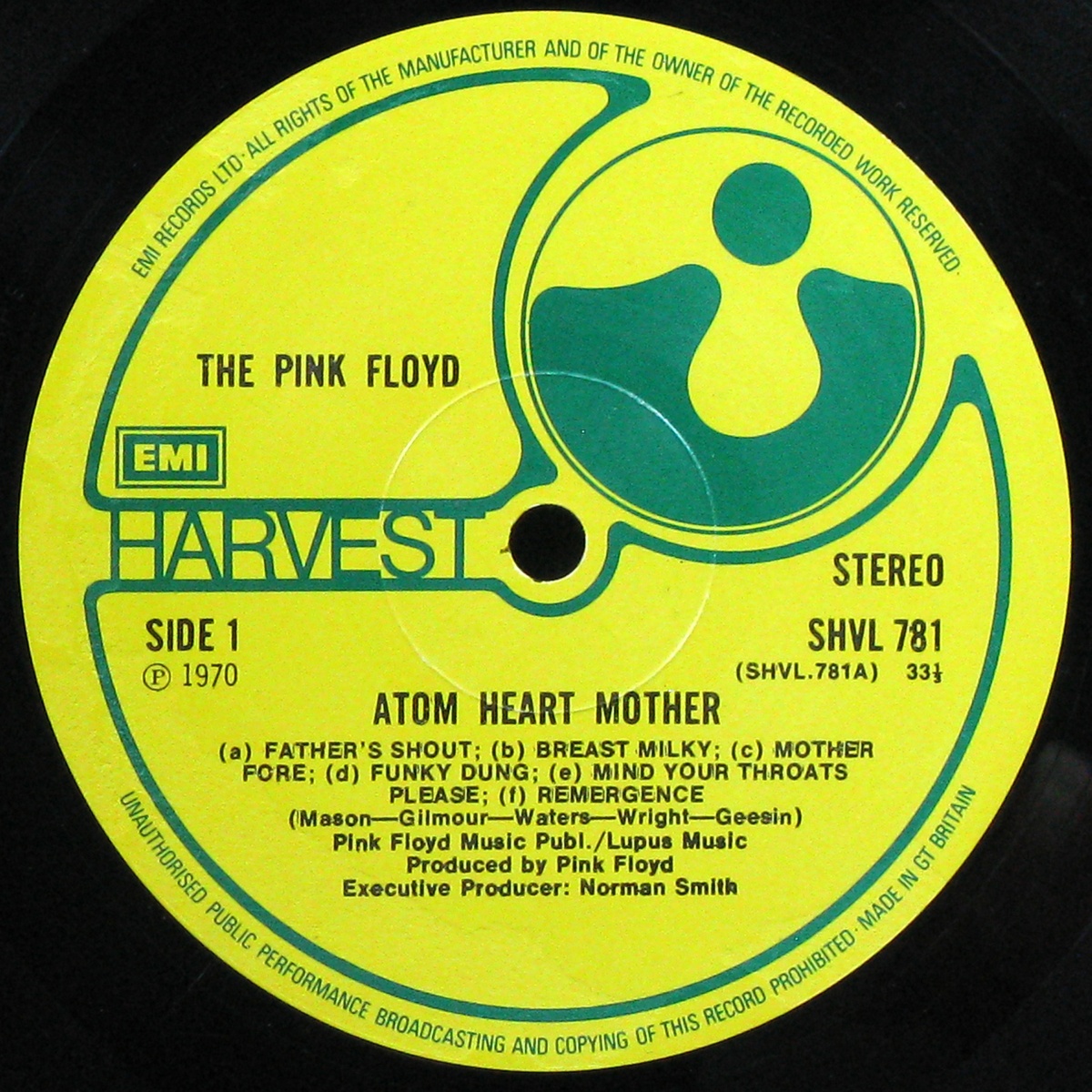 LP Pink Floyd — Atom Heart Mother фото 4