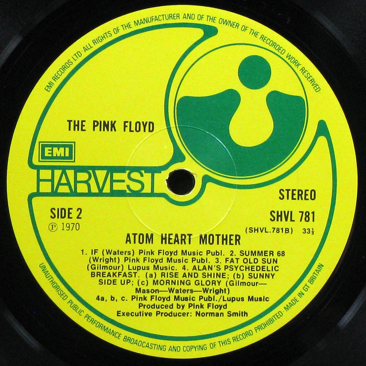 LP Pink Floyd — Atom Heart Mother фото 5