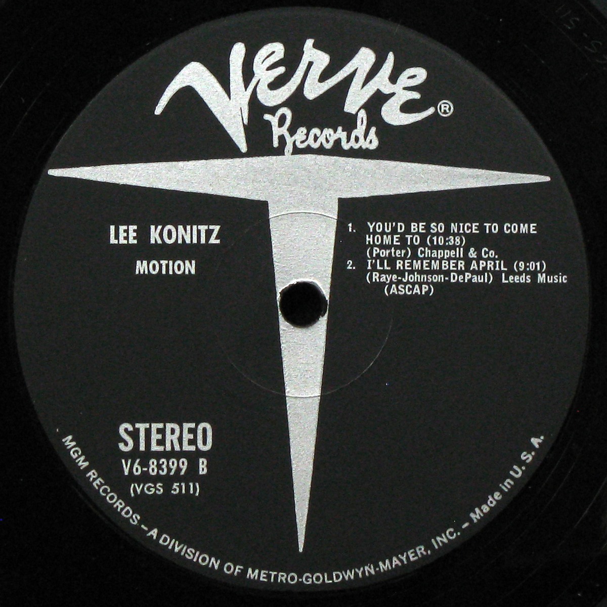 LP Lee Konitz — Motion фото 5