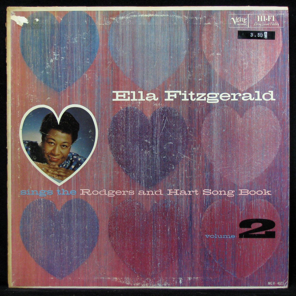 LP Ella Fitzgerald — Ella Fitzgerald Sings The Rodgers And Hart Song Book (mono) фото