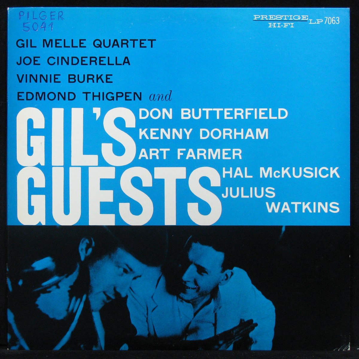 LP Gil Melle Quartet — Gil's Guests (mono) фото