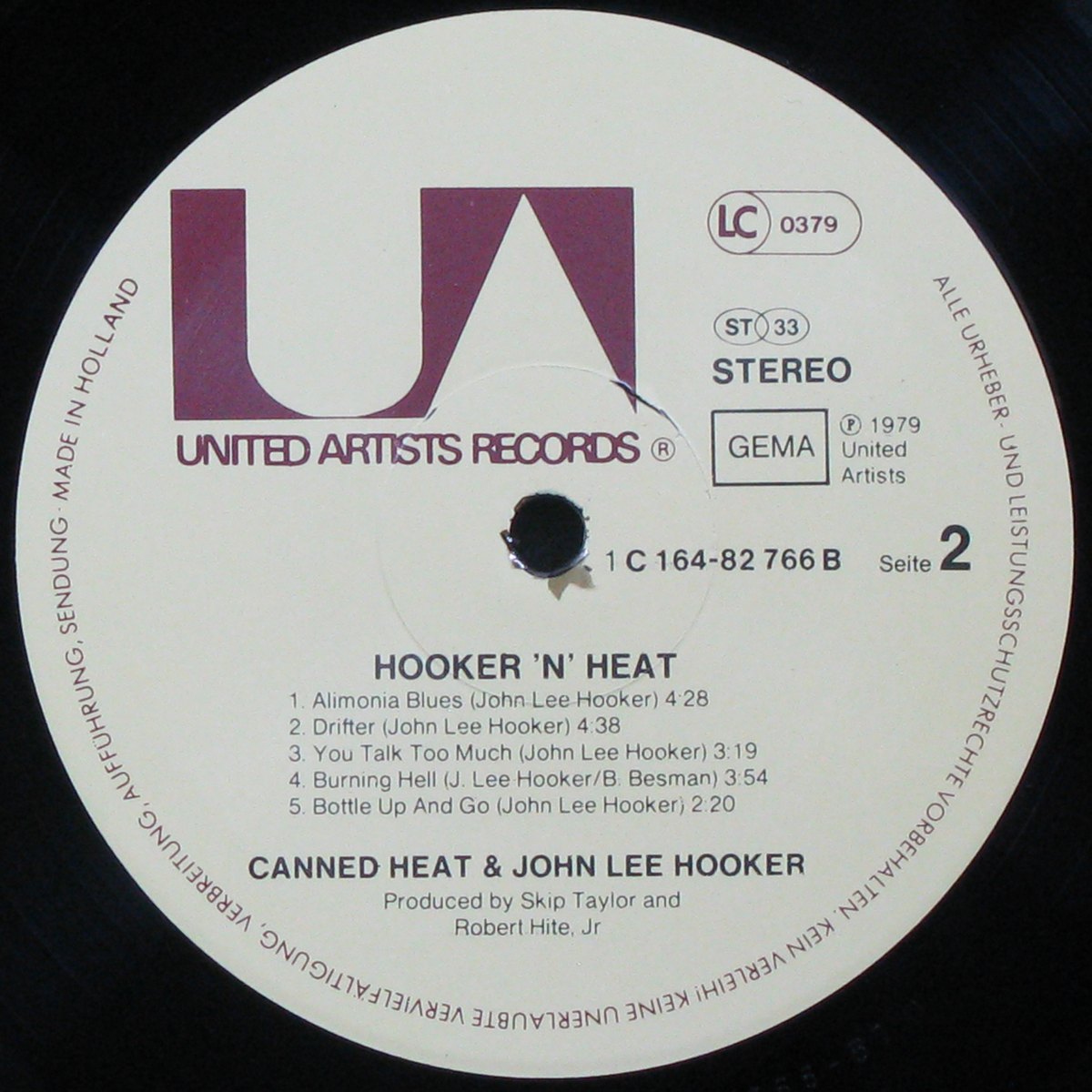 LP Canned Heat / John Lee Hooker — Hooker 'N Heat (2LP) фото 5