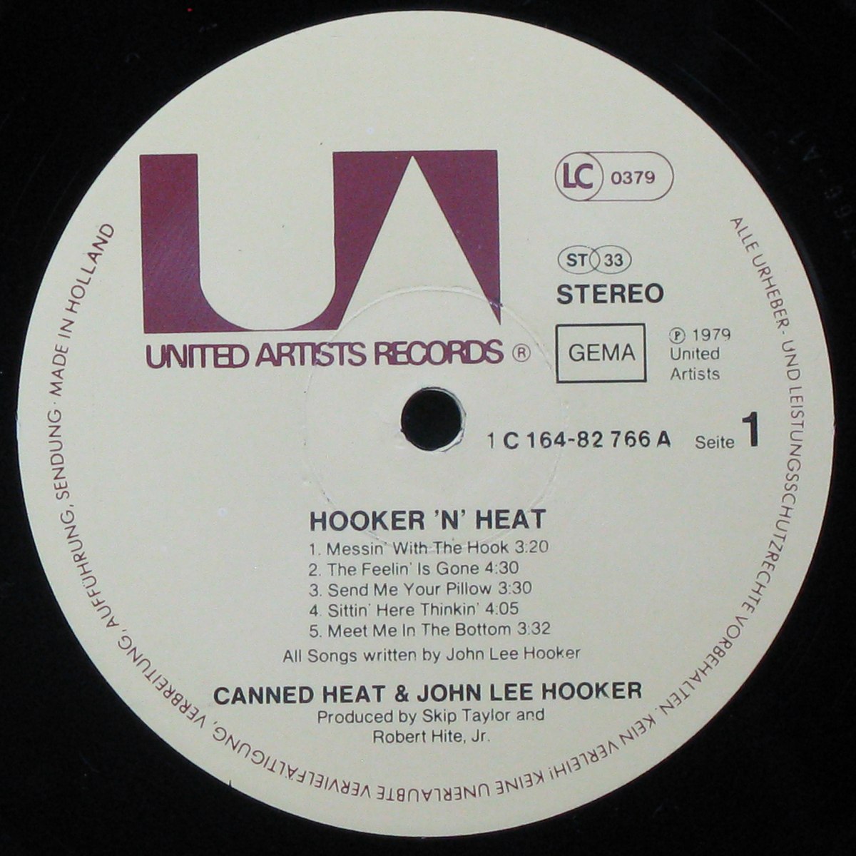 LP Canned Heat / John Lee Hooker — Hooker 'N Heat (2LP) фото 4