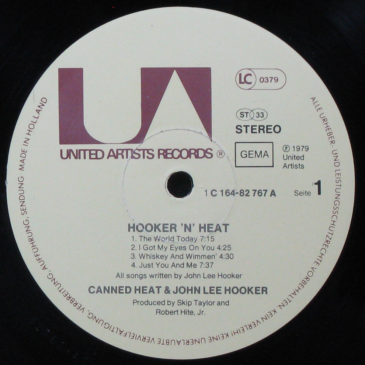 LP Canned Heat / John Lee Hooker — Hooker 'N Heat (2LP) фото 6