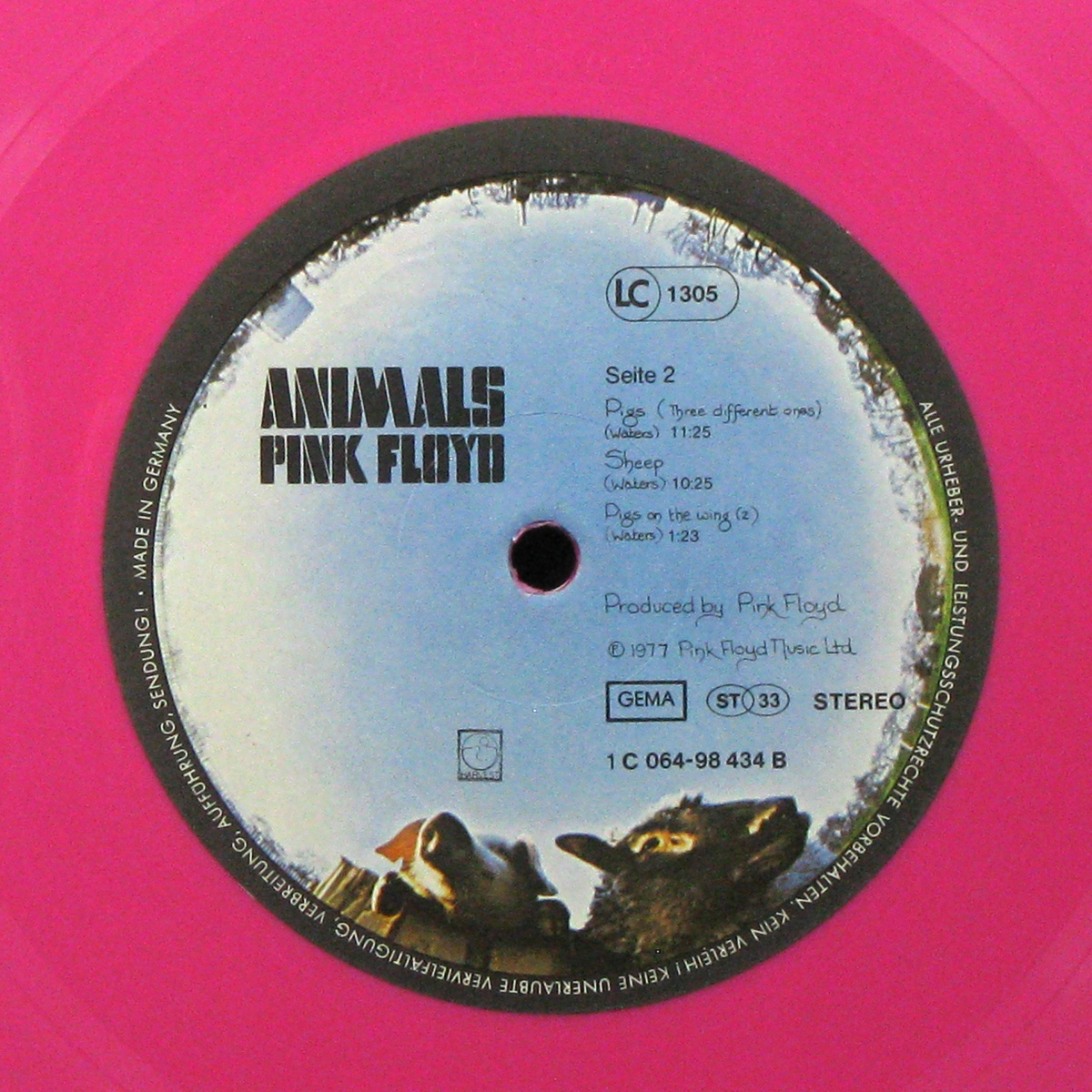 LP Pink Floyd — Animals (coloured vinyl) фото 5
