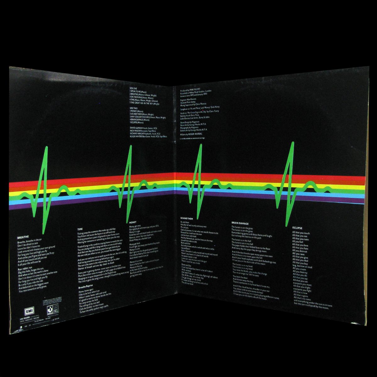 LP Pink Floyd — Dark Side Of The Moon (+ 2 postcards) фото 3