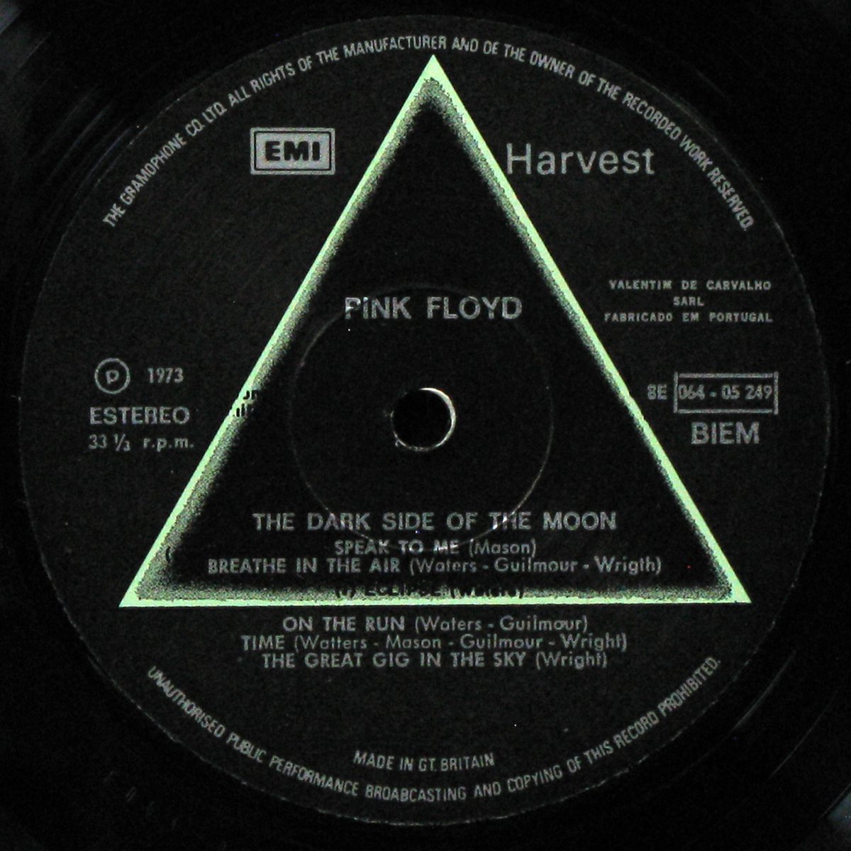 LP Pink Floyd — Dark Side Of The Moon (+ 2 postcards) фото 5