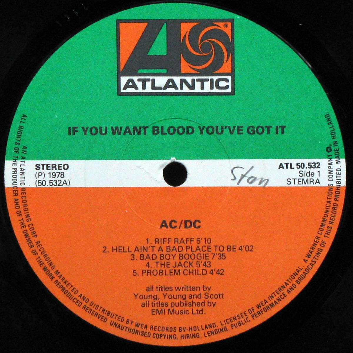 LP AC/DC — If You Want Blood You've Got It фото 3