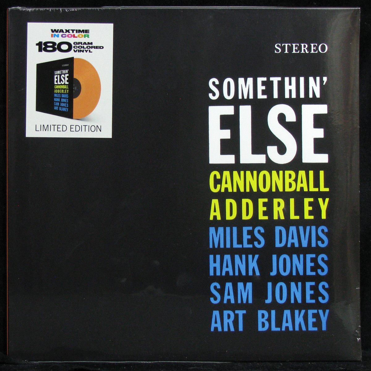 LP Cannonball Adderley — Somethin' Else (orange vinyl) фото