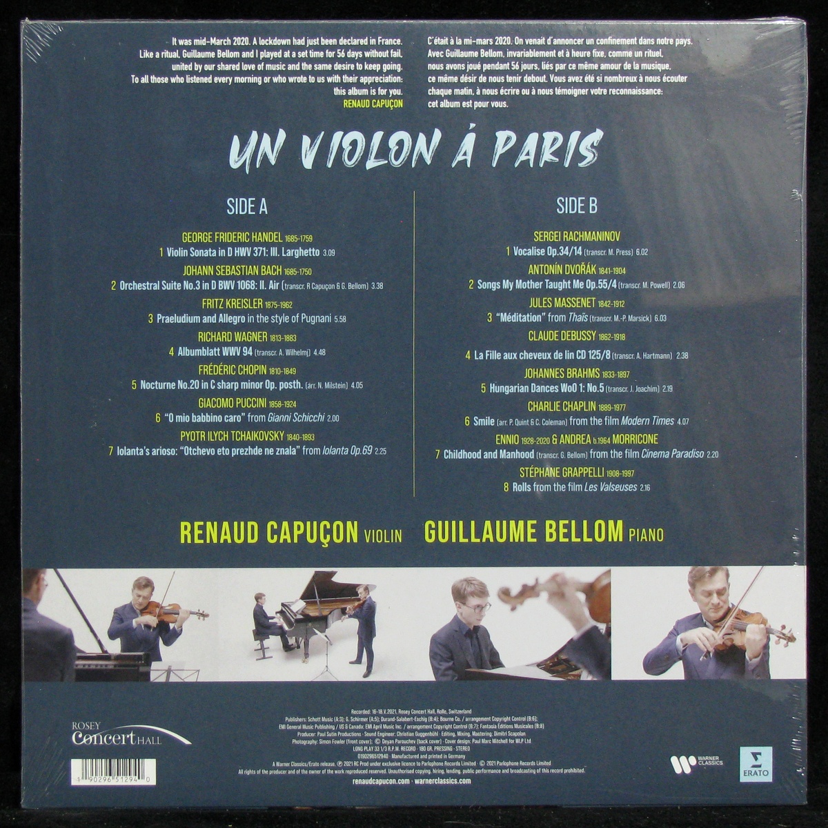 LP Renaud Capucon — Un Violon A Paris фото 2