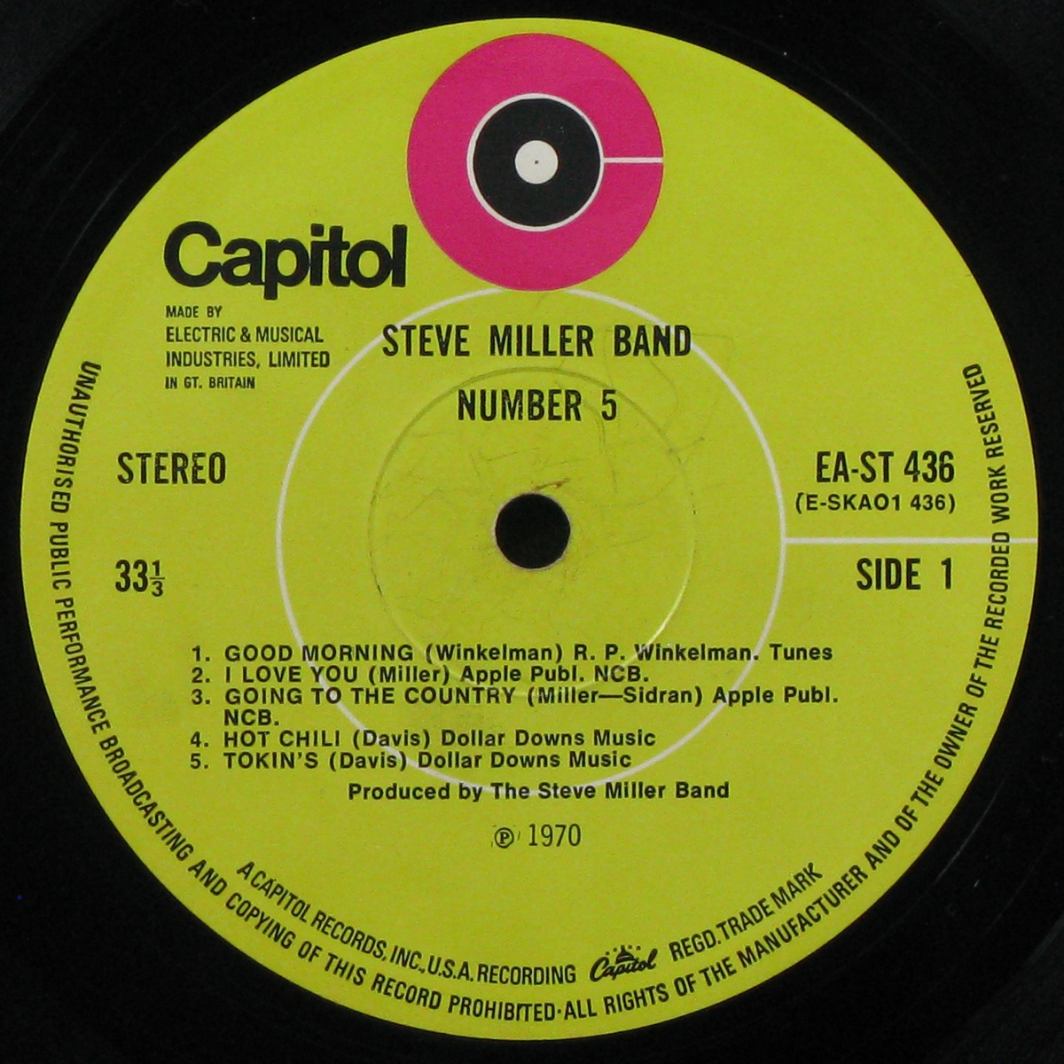 LP Steve Miller Band — Number 5 фото 2