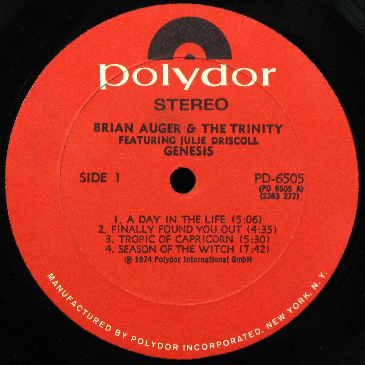 LP Brian Auger / The Trinity / Julie Driscoll — Genesis фото 2