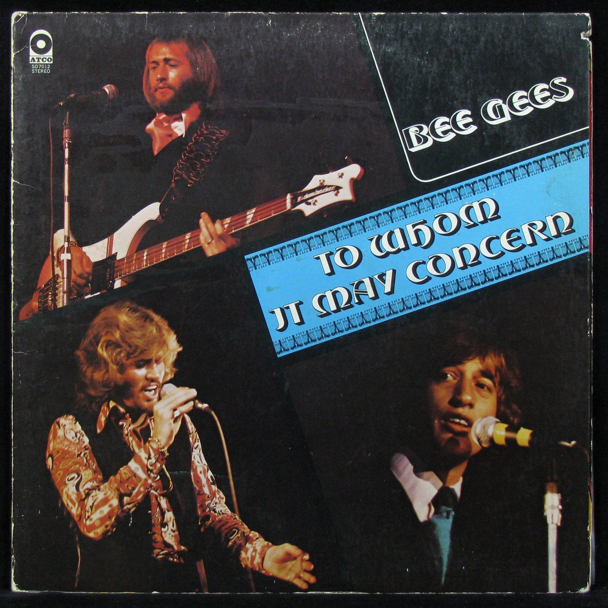 Купить виниловую пластинку Bee Gees - To Whom It May Concern, 1972, EX/EX+