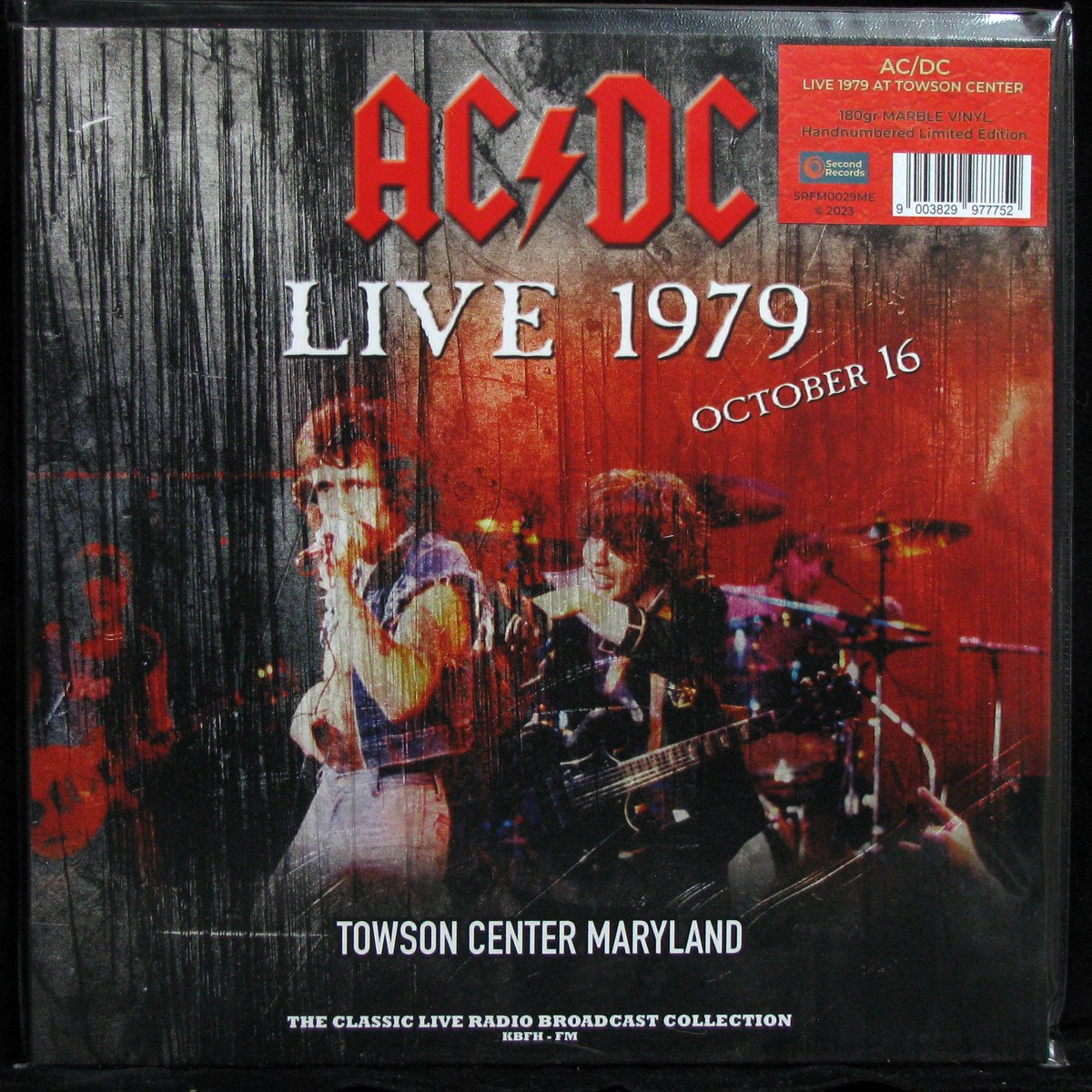 LP AC/DC — Live 1979 At Towson Center Maryland (2LP, coloured vinyl) фото