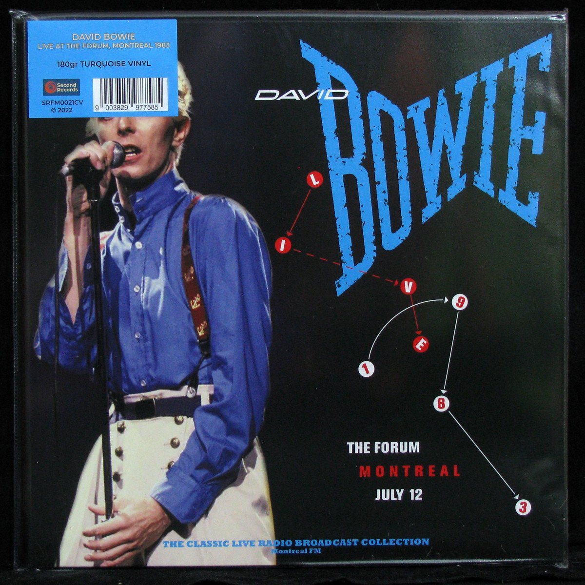 LP David Bowie — Live 1983 The Forum Montreal July 12 (2LP, coloured vinyl) фото