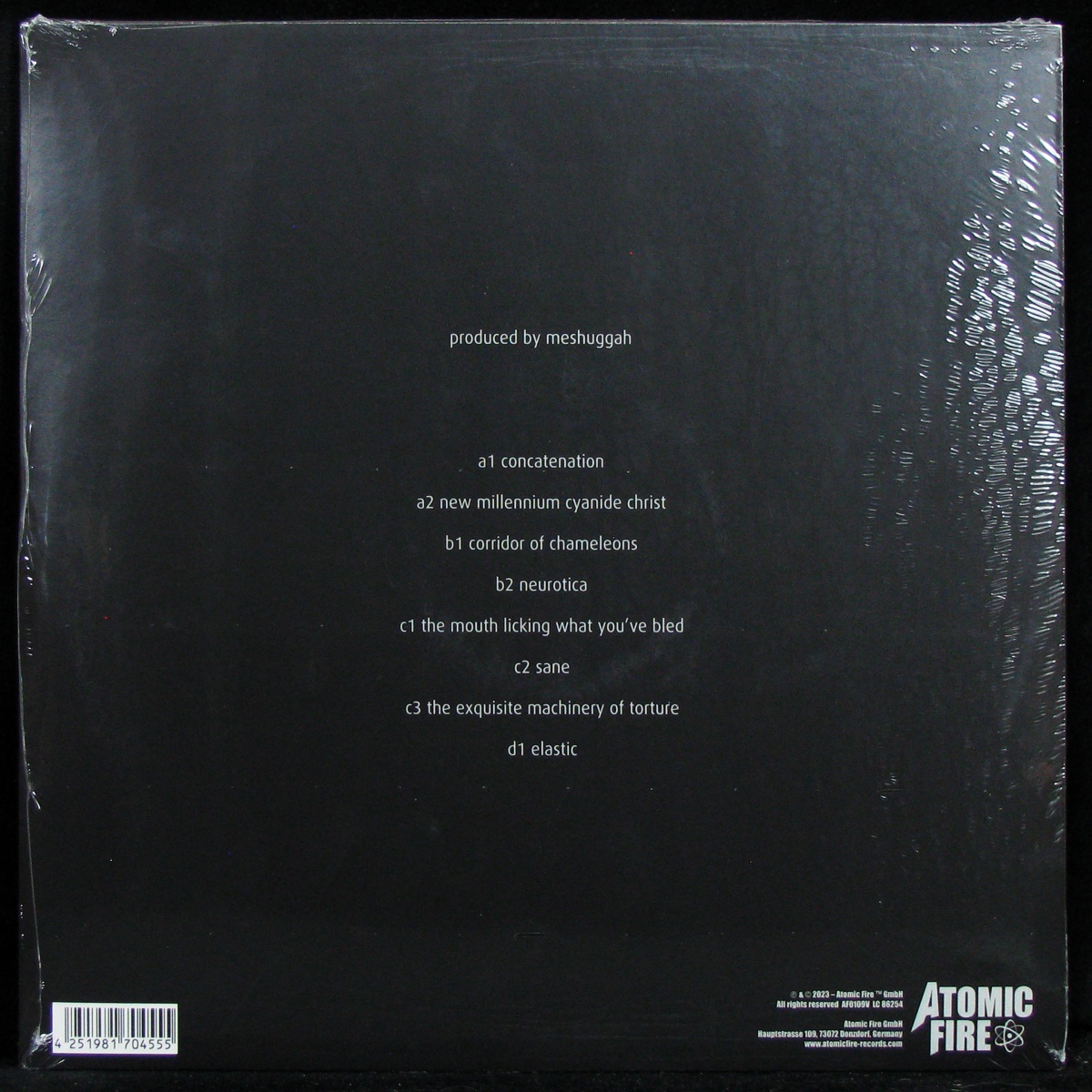 LP Meshuggah — Chaosphere (2LP, coloured vinyl) фото 2