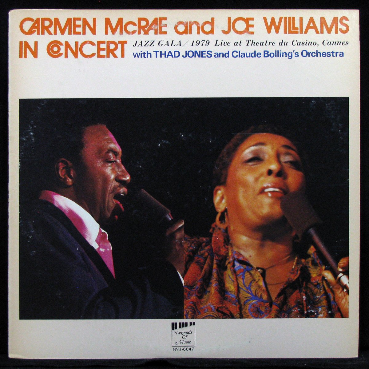 LP Carmen McRae / Joe Williams — Carmen McRae And Joe Williams In Concert фото